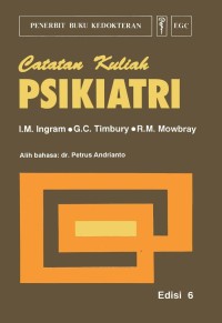 Image of Catatan kuliah Psikiatri