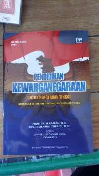 Image of Pendidikan Kewarganegaraan Untuk Perguruan Tinggi (Materi Baru 2014)