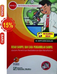 Image of BESAR SAMPEL DAN CARA PENGAMBILAN SAMPEL DALAM PENELITIAN KEDOKTERAN DAN KESEHATAN Edisi 3