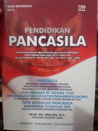 Image of Pendidikan Pancasila (Edisi Reformasi 2014)