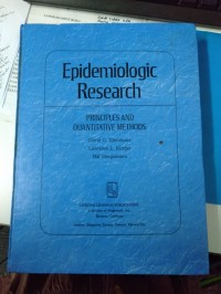 Image of Epidemiologic Research: principles and quantitative methods