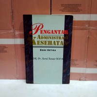 Image of Pengantar administrasi kesehatan