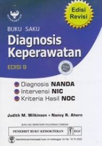 Image of Buku Saku : DIAGNOSIS KEPERAWATAN