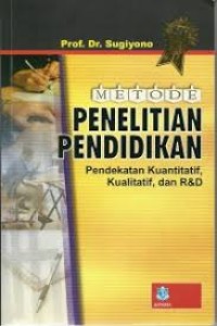 Image of METODE: penelitian pendidikan pendekatan kuantitatif, kualitatif,dan R&D