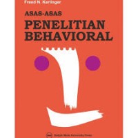 Image of ASAS-ASAS PENELITIAN BEHAVIORAL