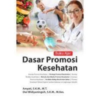 Image of buku ajar dasar promosi kesehatan