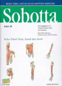 Image of Sobotta : atlas anatomi manusia : buku tabel otot, sendi dan saraf